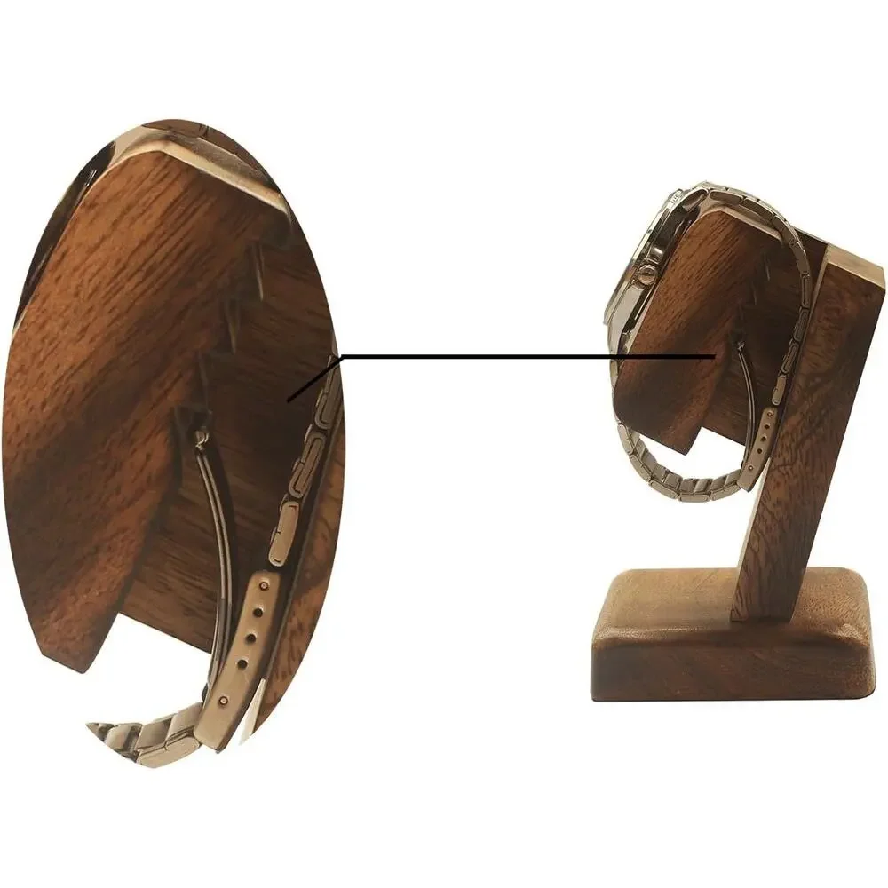 Wooden Watch display Stand for Men Single